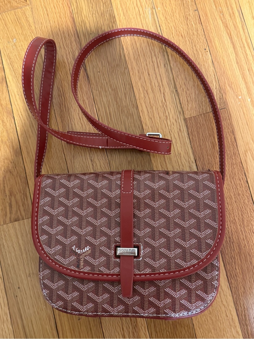 goyard burgundy crossbody inspo